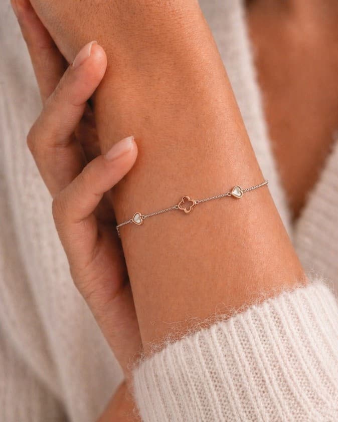 Clover Rose Gold Bracelet