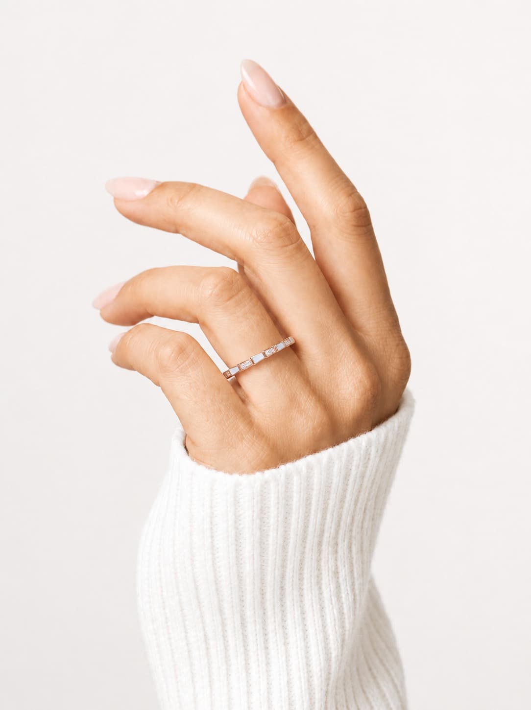 Luminous Line Ring