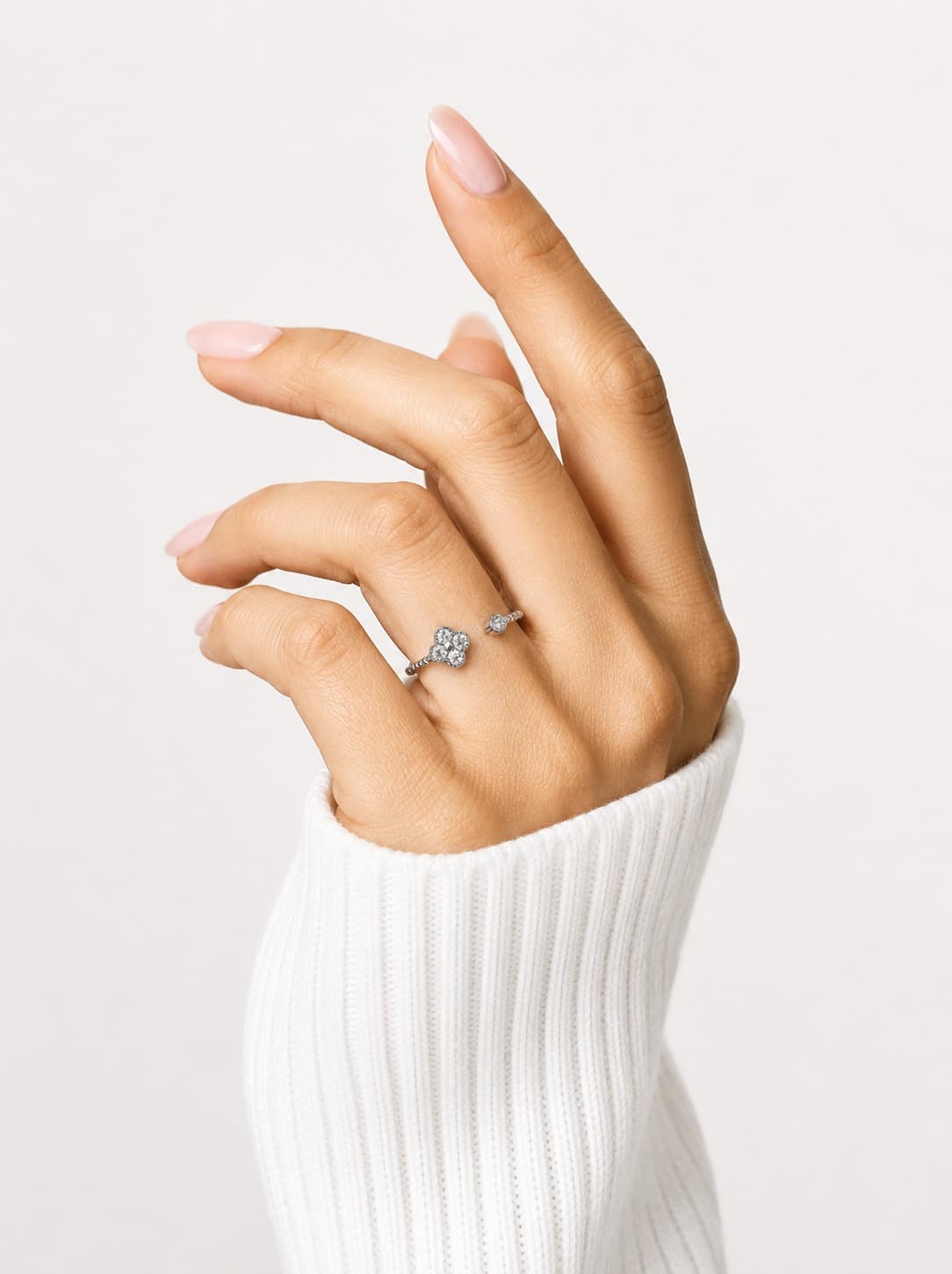 Petal Orbit Ring